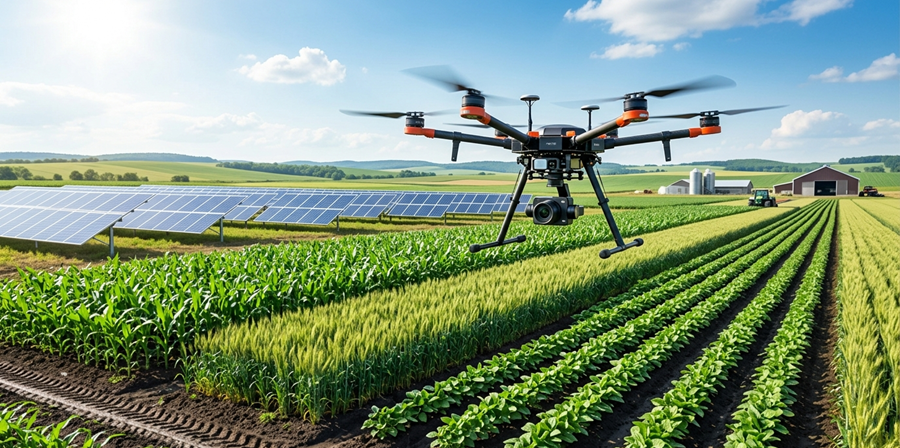 Tarımda Güneş Enerjisi ve Drone Teknolojisi ile Maliyetleri Düşürün
